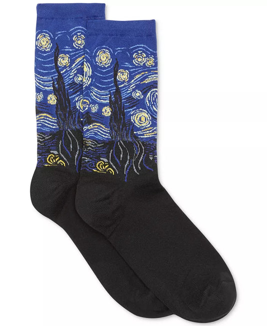 Women'S Starry Night Fashion Crew Socks