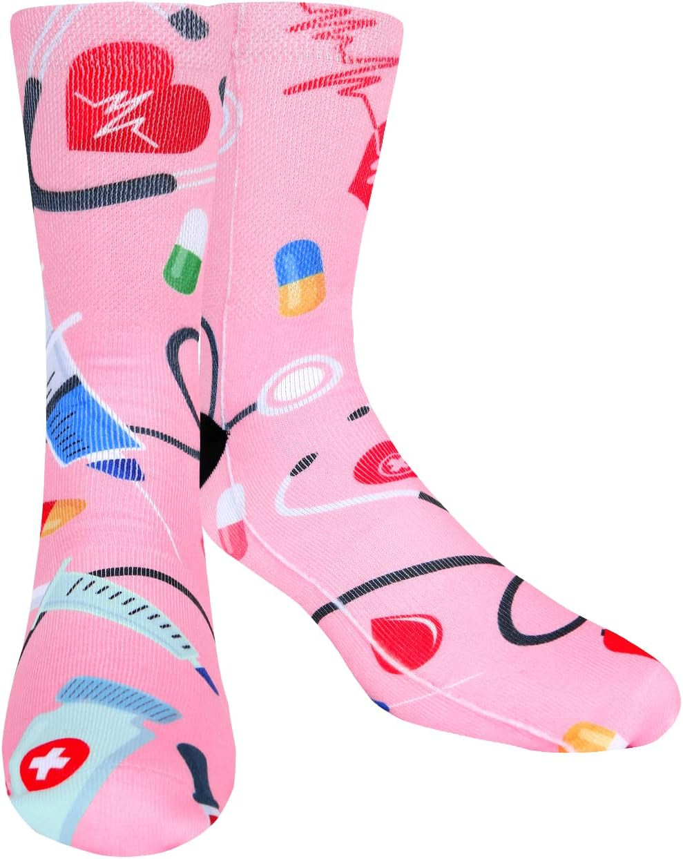 3D Printed Medical Socks Women Men Funny Nursing Graduation Gift Novelty Doctor Socks Crazy Medical Themed Socks