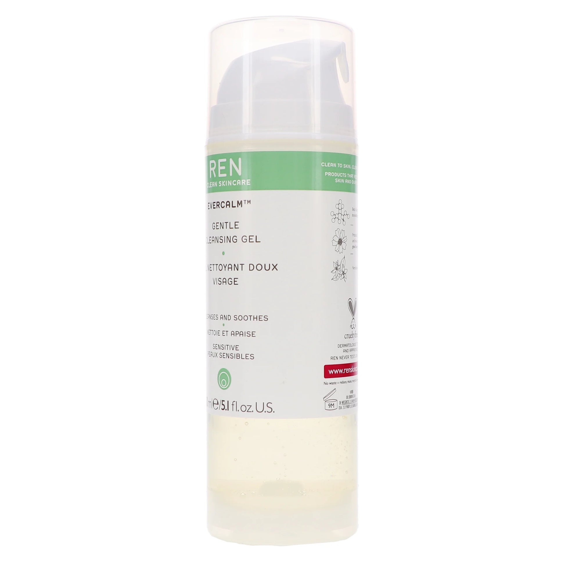 Skincare Clean Skincare Gentle Cleansing Gel 5.1 Oz